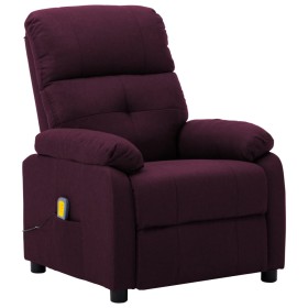 Sillón de masaje eléctrico tela morado de vidaXL, Sillones de masaje eléctricos - Ref: Foro24-289679, Precio: 192,99 €, Descu...