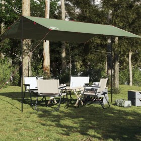 Green waterproof camping tarp 400x294 cm by vidaXL, tents - Ref: Foro24-94664, Price: 43,99 €, Discount: %