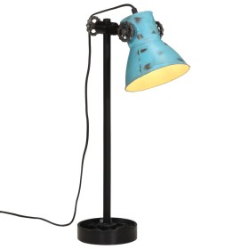 Worn blue desk lamp 25 W E27 15x15x55 cm by vidaXL, Lamps - Ref: Foro24-371853, Price: 67,99 €, Discount: %