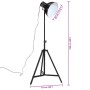 Black floor lamp 25 W E27 61x61x90/150 cm by vidaXL, Lamps - Ref: Foro24-371864, Price: 116,77 €, Discount: %