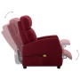 Sillón de masaje de tela rojo tinto de vidaXL, Sillones de masaje eléctricos - Ref: Foro24-289709, Precio: 209,69 €, Descuent...