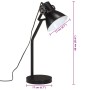 Black desk lamp 25 W E27 17x17x60 cm by vidaXL, Lamps - Ref: Foro24-371885, Price: 63,44 €, Discount: %