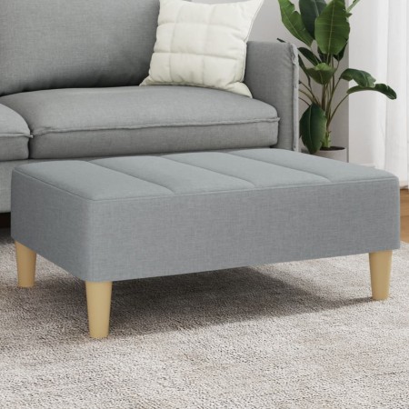 Light gray fabric footstool 77x55x31 cm by vidaXL, Ottomans - Ref: Foro24-4007389, Price: 79,07 €, Discount: %