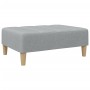 Light gray fabric footstool 77x55x31 cm by vidaXL, Ottomans - Ref: Foro24-4007389, Price: 79,07 €, Discount: %