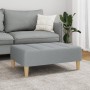 Light gray fabric footstool 77x55x31 cm by vidaXL, Ottomans - Ref: Foro24-4007389, Price: 79,07 €, Discount: %