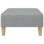 Light gray fabric footstool 77x55x31 cm by vidaXL, Ottomans - Ref: Foro24-4007389, Price: 79,07 €, Discount: %