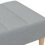 Light gray fabric footstool 77x55x31 cm by vidaXL, Ottomans - Ref: Foro24-4007389, Price: 79,07 €, Discount: %