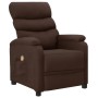 Brown synthetic leather massage chair by vidaXL, Electric massage chairs - Ref: Foro24-289691, Price: 157,54 €, Discount: %