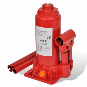 Hydraulischer Wagenheber, rot, 5 Tonnen von vidaXL, Gabelstapler - Ref: Foro24-210257, Preis: 35,99 €, Rabatt: %