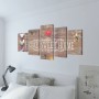 Deko-Leinwand-Wandset „Home Sweet Home“, 200 x 100 cm von vidaXL, Poster, Drucke und visuelle Kunst - Ref: Foro24-241593, Pre...