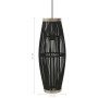 Black willow oval pendant lamp 40 W E27 27x68 cm by vidaXL, Lamps - Ref: Foro24-289591, Price: 36,58 €, Discount: %