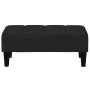 Reposapiés de terciopelo negro 77x55x31 cm de vidaXL, Otomanas - Ref: Foro24-4007369, Precio: 86,91 €, Descuento: %