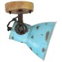 Worn-out blue wall lamp 25 W E27 11.5x11.5x25 cm by vidaXL, Lamps - Ref: Foro24-371825, Price: 53,31 €, Discount: %