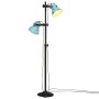 Worn blue floor lamp 25 W E27 25x25x90/160 cm by vidaXL, Lamps - Ref: Foro24-371846, Price: 131,03 €, Discount: %