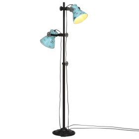 Worn blue floor lamp 25 W E27 25x25x90/160 cm by vidaXL, Lamps - Ref: Foro24-371846, Price: 129,99 €, Discount: %