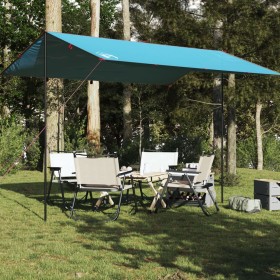 Lona de camping impermeable azul 400x294 cm de vidaXL, Tiendas de campaña - Ref: Foro24-94665, Precio: 43,99 €, Descuento: %