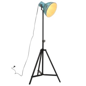 Worn blue floor lamp 25 W E27 61x61x90/150 cm by vidaXL, Lamps - Ref: Foro24-371867, Price: 133,99 €, Discount: %