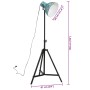 Worn blue floor lamp 25 W E27 61x61x90/150 cm by vidaXL, Lamps - Ref: Foro24-371867, Price: 121,87 €, Discount: %