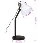 White desk lamp 25 W E27 17x17x60 cm by vidaXL, Lamps - Ref: Foro24-371886, Price: 68,99 €, Discount: %