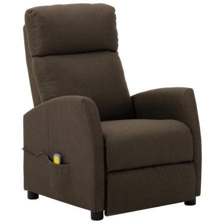 Brown fabric electric massage chair by vidaXL, Electric massage chairs - Ref: Foro24-289710, Price: 223,81 €, Discount: %