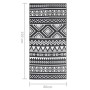 Black PP outdoor rug 80x150 cm by vidaXL, Outdoor protectors - Ref: Foro24-316975, Price: 20,58 €, Discount: %