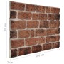 3D Wall Panels Brick Design 11 pcs EPS Dark Brown by vidaXL, Wall covering - Ref: Foro24-147197, Price: 151,99 €, Discount: %