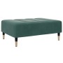 Dark green velvet footrest 77x55x31 cm by vidaXL, Ottomans - Ref: Foro24-4007395, Price: 89,25 €, Discount: %