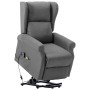 Massage chair with lifting system light gray fabric by vidaXL, Electric massage chairs - Ref: Foro24-289740, Price: 342,39 €,...