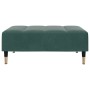 Dark green velvet footrest 77x55x31 cm by vidaXL, Ottomans - Ref: Foro24-4007395, Price: 89,25 €, Discount: %