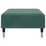 Dark green velvet footrest 77x55x31 cm by vidaXL, Ottomans - Ref: Foro24-4007395, Price: 89,25 €, Discount: %