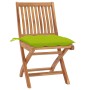 Folding garden chairs 8 pcs solid teak wood with cushions by vidaXL, Garden chairs - Ref: Foro24-3072887, Price: 673,64 €, Di...