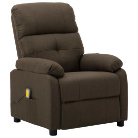 Brown fabric electric massage chair by vidaXL, Electric massage chairs - Ref: Foro24-289676, Price: 194,99 €, Discount: %