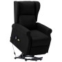 Black fabric elevating massage chair by vidaXL, Electric massage chairs - Ref: Foro24-289742, Price: 376,00 €, Discount: %