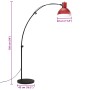 Worn red floor lamp 25 W E27 150 cm by vidaXL, Lamps - Ref: Foro24-371941, Price: 189,99 €, Discount: %