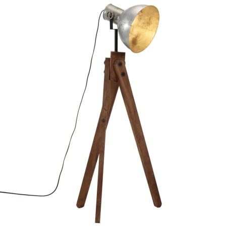 Vintage silver floor lamp 25 W E27 45x45x120 cm by vidaXL, Lamps - Ref: Foro24-371914, Price: 116,55 €, Discount: %