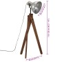 Vintage silver floor lamp 25 W E27 45x45x120 cm by vidaXL, Lamps - Ref: Foro24-371914, Price: 116,55 €, Discount: %