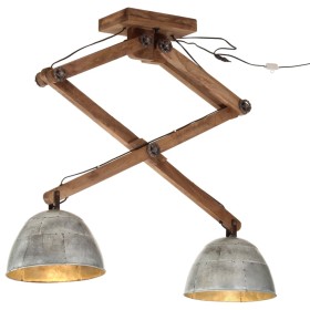 Vintage silver ceiling lamp 25 W E27 29x18x85 cm by vidaXL, Lamps - Ref: Foro24-371928, Price: 189,99 €, Discount: %