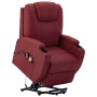 Red synthetic leather elevating massage chair by vidaXL, Electric massage chairs - Ref: Foro24-289761, Price: 452,16 €, Disco...