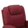 Sillón de masaje elevable cuero sintético rojo tinto de vidaXL, Sillones de masaje eléctricos - Ref: Foro24-289761, Precio: 4...