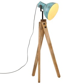 Worn blue floor lamp 25 W E27 45x45x120 cm by vidaXL, Lamps - Ref: Foro24-371919, Price: 117,99 €, Discount: %