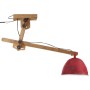 Worn red ceiling lamp 25 W E27 105x30x65-108 cm by vidaXL, Lamps - Ref: Foro24-371927, Price: 129,37 €, Discount: %