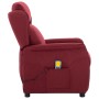 Sillón de masaje de tela rojo tinto de vidaXL, Sillones de masaje eléctricos - Ref: Foro24-289789, Precio: 248,99 €, Descuent...