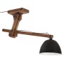 Black ceiling lamp 25 W E27 105x30x65-108 cm by vidaXL, Lamps - Ref: Foro24-371923, Price: 130,17 €, Discount: %