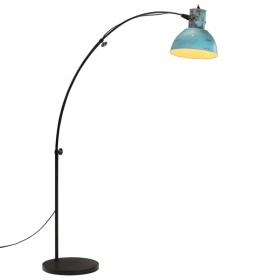 Worn blue floor lamp 25 W E27 150 cm by vidaXL, Lamps - Ref: Foro24-371940, Price: 190,99 €, Discount: %