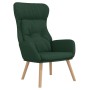 Sillón de relax con taburete tela verde oscuro de vidaXL, Sillones - Ref: Foro24-3097755, Precio: 150,28 €, Descuento: %