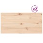 Rectangular table top 2 pcs pine wood 90x45x2.5 cm by vidaXL, Table tops - Ref: Foro24-847430, Price: 64,40 €, Discount: %