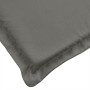 Cojín para tumbona tela gris oscuro melange 186x58x3 cm de vidaXL, Cojines para sillas y sofás - Ref: Foro24-4002477, Precio:...