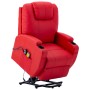 Red synthetic leather elevating massage chair by vidaXL, Electric massage chairs - Ref: Foro24-289762, Price: 496,43 €, Disco...