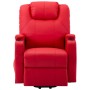 Red synthetic leather elevating massage chair by vidaXL, Electric massage chairs - Ref: Foro24-289762, Price: 496,43 €, Disco...