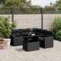 6-piece garden sofa set and black synthetic rattan cushions by vidaXL, Garden sets - Ref: Foro24-3267265, Price: 411,85 €, Di...